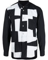 Comme des Garçons - Camisa con diseño patchwork - Lyst