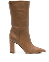 Gianvito Rossi - Piper 85mm Leather Boots - Women's - Calf Leather - Lyst