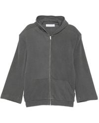 Marie Adam-Leenaerdt - Hoodie Zippé À Épaules Tombantes - Lyst