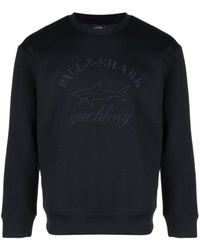 Paul & Shark - Logo-embroidered Sweatshirt - Lyst