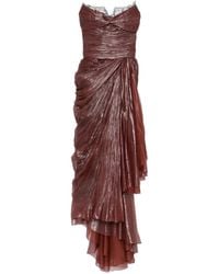 Maria Lucia Hohan - Jolie Lace-Trim Pleated Dress - Lyst