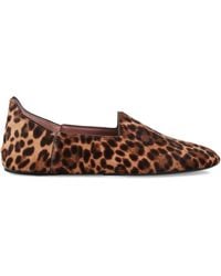 Premiata - Leopard-Print Ballet Flats - Lyst
