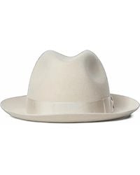Borsalino - Damiano Grosgrain-Trim Fedora Hat - Lyst
