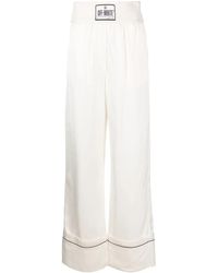 Off-White c/o Virgil Abloh - Logo-Patch Elasticated-Waist Trousers - Lyst