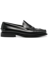 Hereu - Nombela Interwoven Leather Loafers - Lyst