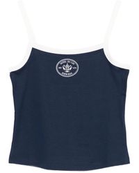 Sporty & Rich - Camisole-Top mit Logo - Lyst