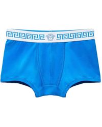 Versace - Cotton-Jersey Trunks - Lyst
