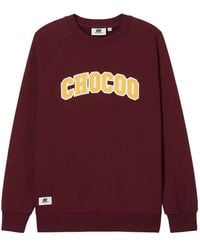 Chocoolate - Felpa Con Ricamo E Maniche Raglan - Lyst