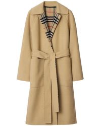 Burberry - Wendbarer Mantel Mit Karomuster - Lyst