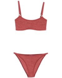 Hunza G - Iris Ring-Detail Bikini - Lyst