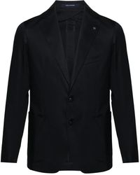 Tagliatore - Notched-Lapels Single-Breasted Blazer - Lyst