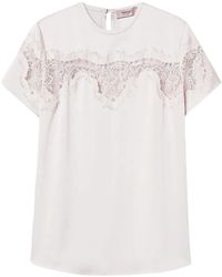 Twinset - Satin Blouse - Lyst