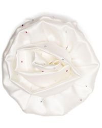 MANURI - Floral-detail Silk Brooch - Lyst