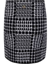 Twinset - Houndstooth Mini Skirt - Lyst