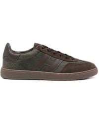 Hogan - Baskets Cool À Patch Logo En Daim - Lyst