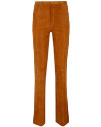 Stouls - Suede Slim-Fit Trousers - Lyst