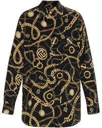 Balmain - チェーンプリント シャツ - Lyst