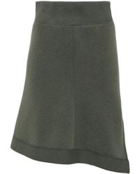 Sacai - Sponge Sweat Asymmetric Mini Skirt - Lyst