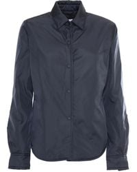 Aspesi - Camicia Con Abbottonatura Automatica - Lyst