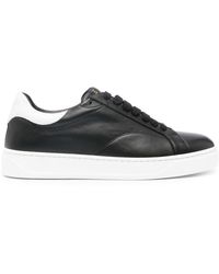 Lanvin - Leather Low Top Sneakers - Lyst