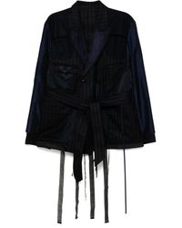 Midorikawa - Panelled Jacket - Lyst