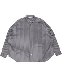 Acne Studios - Gestreept Overhemd - Lyst