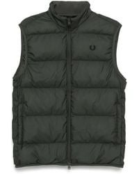 Fred Perry - Logo-Embroidered Padded Jacket - Lyst