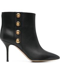 Moschino - レザー アンクルブーツ - Lyst