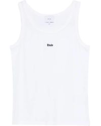 Rhude - Logo-Embroidered Tank Top - Lyst