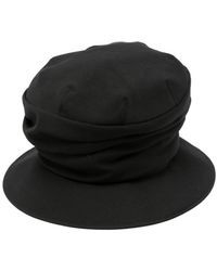 Yohji Yamamoto - Draped Bucket Hat - Lyst