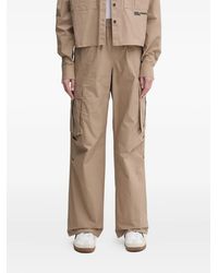KARL LAGERFELD - Cargo-Pocket Cotton Trousers - Lyst