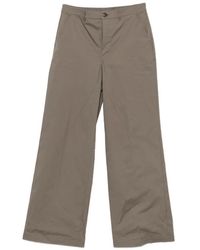 Rick Owens - Drawstring-Waist Wide-Leg Trousers - Lyst