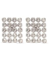 Balenciaga - Crystal-Embellished Earrings - Lyst