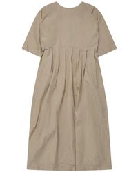 Daniela Gregis - Pleated Crinkled-Finish Midi Dress - Lyst