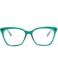 KARL LAGERFELD - Cat-Eye Frame Glasses - Lyst