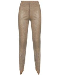 GIUSEPPE DI MORABITO - Crystal-Embellished Sock-Style Trousers - Lyst