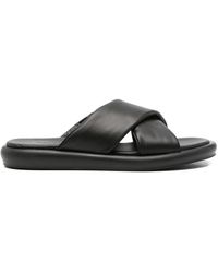 JOHN HARRISON - Criss-Cross Strap Sandals - Lyst