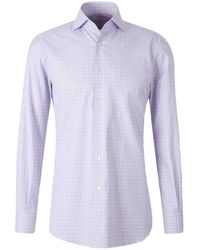 Atelier Munro - Buttoned Check Dress Shirt - Lyst