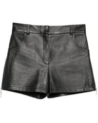 MITILIANE COUTURE - Side-Zip Leather Shorts - Lyst