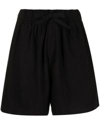 Tekla - Drawstring-waist Pajama Shorts - Lyst