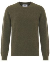 Alpha Studio - Crew-Neck Wool Sweater - Lyst