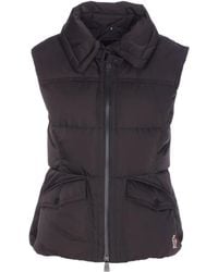 Moncler - Polo-Collar Padded Gilet - Lyst