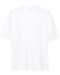 Axel Arigato - T-shirt Met Gerafelde Afwerking Van Biologisch Katoen - Lyst