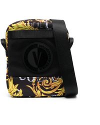 Versace Jeans Couture - Barocco-Print Messenger Bag - Lyst