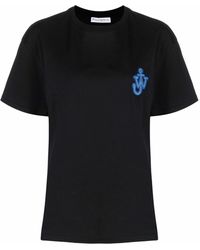 JW Anderson - Anchor Logo-patch T-shirt - Lyst