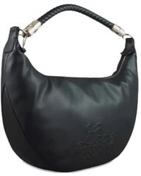 Love Moschino - Logo-Detail Braided-Handle Tote Bag - Lyst