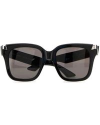 McQueen - Punk Square-Frame Sunglasses - Lyst