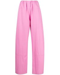 Paris Georgia Basics - Cocoon Parachute Wide-Leg Trousers - Lyst