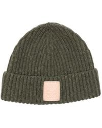 Loewe - Logo-Patch Beanie Hat - Lyst