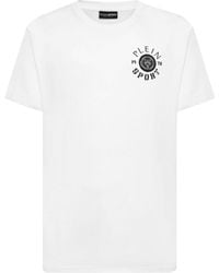 Philipp Plein - Katoenen T-shirt Met Logopatch - Lyst